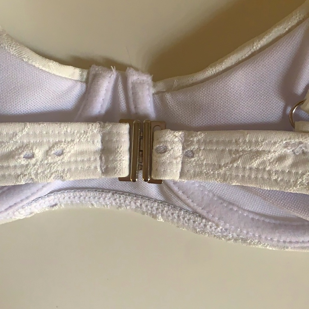 White Pattern Bikini Set - image 4